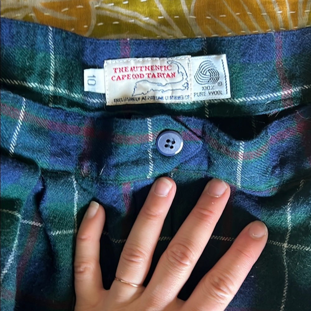 Vintage Cape Cod Tartan Wool Shirt